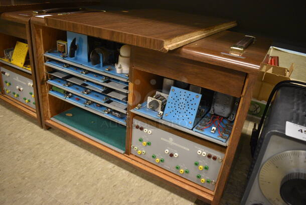 Wood Pattern Box w/ Various Items Including Model TM9 Peaking Transformer. 7x13x11. (Midtown 2: Room 105) - Image 4 of 6