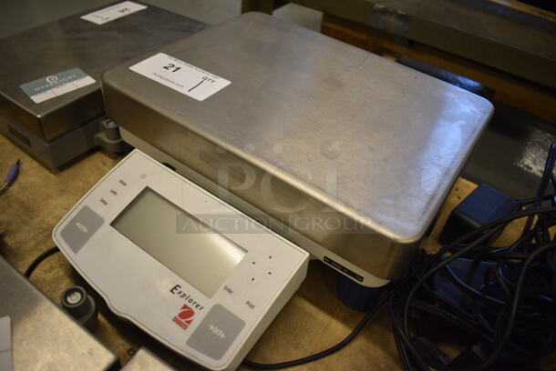 Ohaus Model OCE12001 Explorer Pro Metal Commercial Countertop Scale. 14x16x5 (Midtown 1: Room 122) - Image 3 of 5