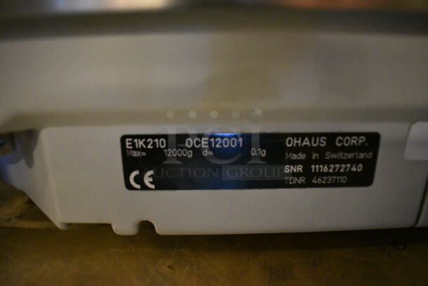 Ohaus Model OCE12001 Explorer Pro Metal Commercial Countertop Scale. 14x16x5 (Midtown 1: Room 122) - Image 5 of 5