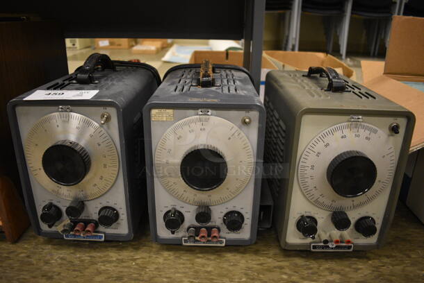 3 Hewlett Packard HP Model 200CE Metal Wide Range Oscillator. 7x13x11. 3 Times Your Bid! (Midtown 2: Room 105)