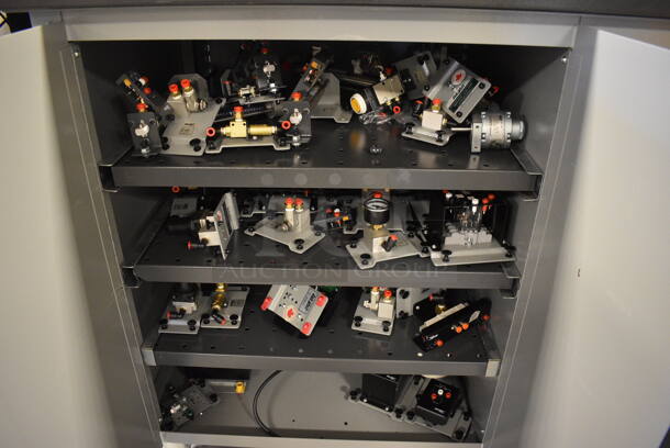 Lab-Volt Metal Commercial Training System Cart w/ Contents on Commercial Casters. 35x28x37. (Midtown 2: Room 130) - Image 5 of 5