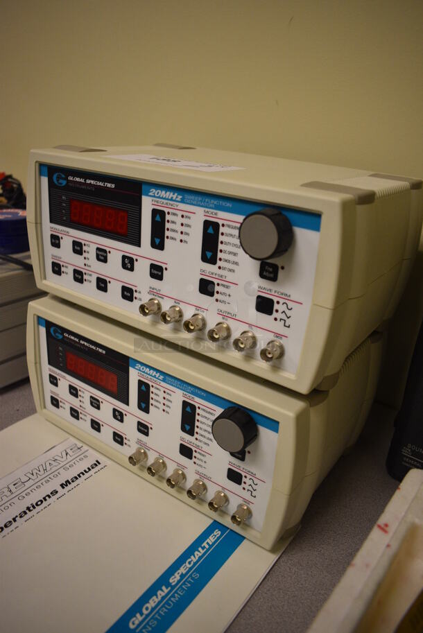 2 Global Specialties Model 105-2120 20MHz Sweet Function Generator. 11x9x5.5. 2 Times Your Bid! (Midtown 2: Room 105) - Image 2 of 6