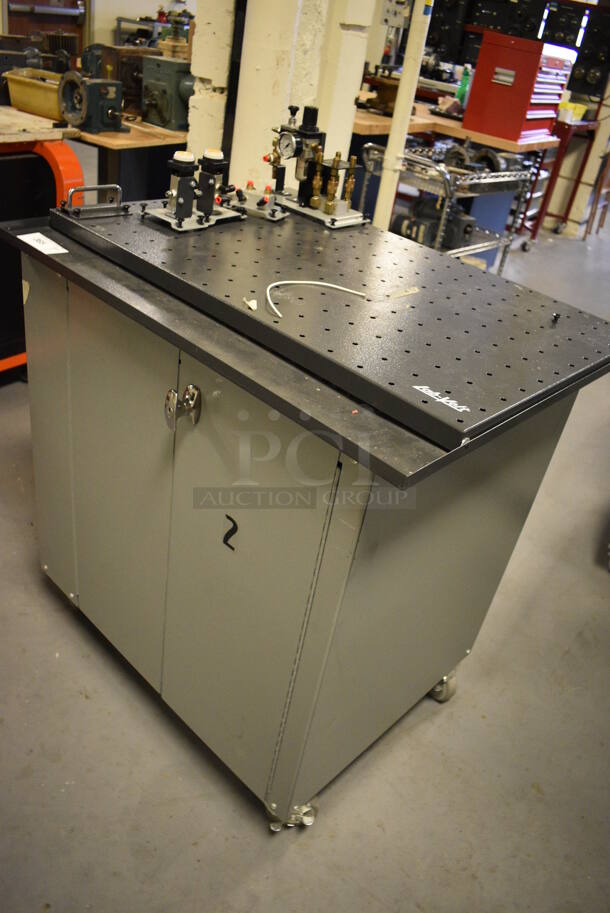 Lab-Volt Metal Commercial Training System Cart w/ Contents on Commercial Casters. 35x28x37. (Midtown 2: Room 130) - Image 2 of 5