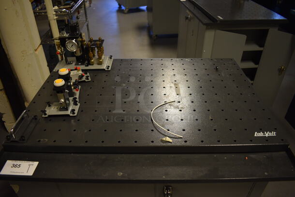 Lab-Volt Metal Commercial Training System Cart w/ Contents on Commercial Casters. 35x28x37. (Midtown 2: Room 130) - Image 3 of 5