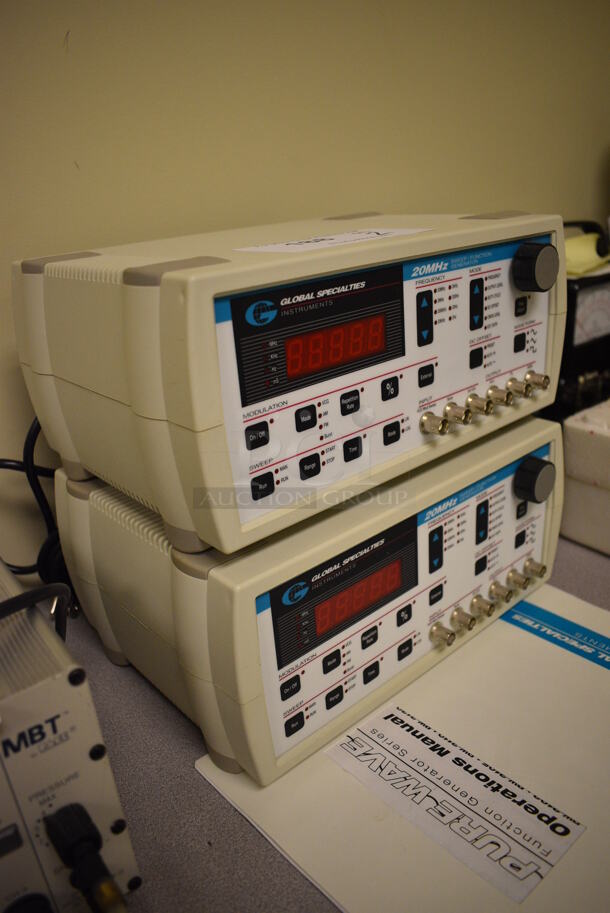 2 Global Specialties Model 105-2120 20MHz Sweet Function Generator. 11x9x5.5. 2 Times Your Bid! (Midtown 2: Room 105) - Image 5 of 6