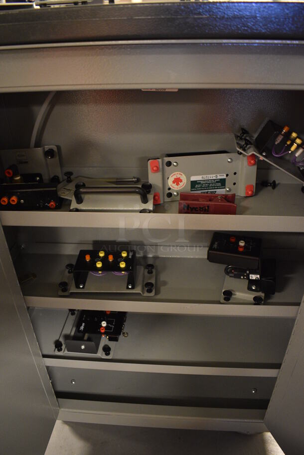 Lab-Volt Metal Commercial Training System Cart w/ Contents on Commercial Casters. 35x28x37. (Midtown 2: Room 130) - Image 5 of 5