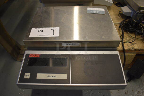 Ohaus Model IP12KS Explorer Pro Metal Commercial Countertop Scale. 13x14.5x35 (Midtown 1: Room 122)