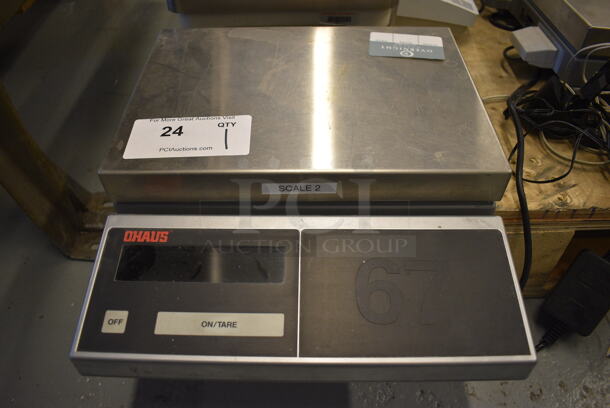 Ohaus Model IP12KS Explorer Pro Metal Commercial Countertop Scale. 13x14.5x35 (Midtown 1: Room 122) - Image 1 of 5
