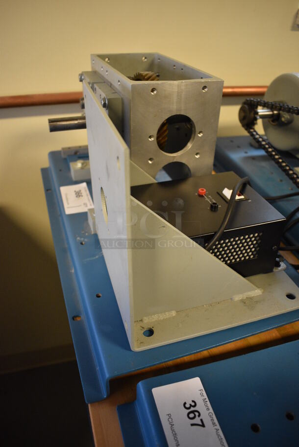 Gray and Blue Metal Countertop Training Unit. 24x14x12. (Midtown 2: Room 130) - Image 2 of 4