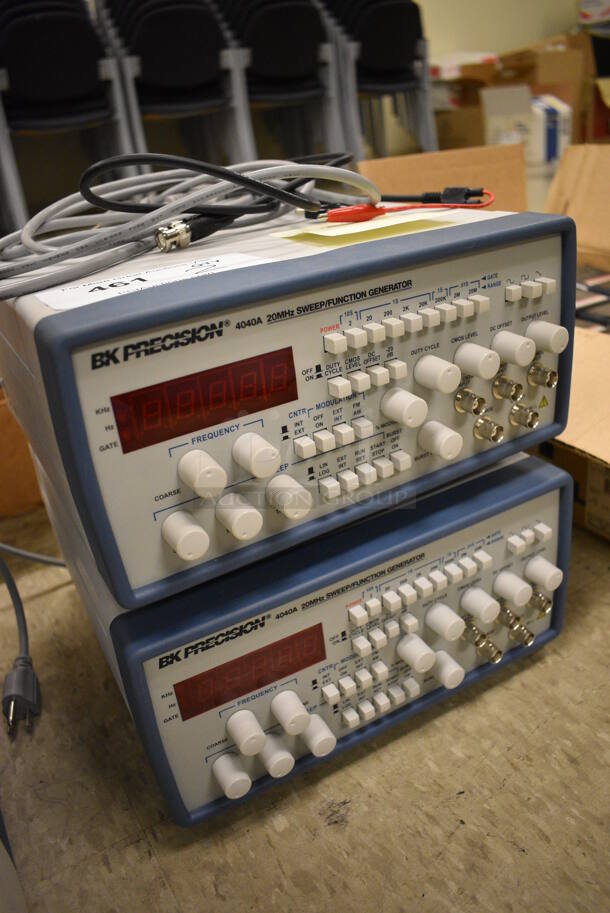 2 BK Precision 4040 20 MHz Sweep / Function Generator. 10.5x12x5. 2 Times Your Bid! (Midtown 2: Room 105) - Image 5 of 8