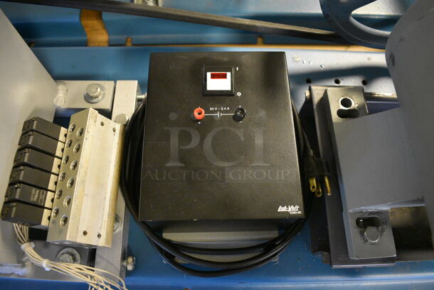Design Assistance 201 Gray and Blue Metal Countertop Training Unit. 36x16x13. (Midtown 2: Room 130) - Image 6 of 6