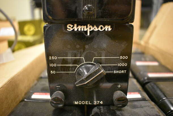 17 Simpson Microamperes Meter. 3x2.5x5.5. 17 Times Your Bid! (Midtown 2: Room 105) - Image 2 of 4