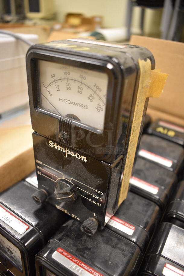 17 Simpson Microamperes Meter. 3x2.5x5.5. 17 Times Your Bid! (Midtown 2: Room 105) - Image 3 of 4