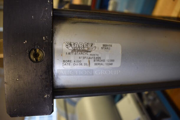 Starcy Model ST3P2-4x12-#S Metal Air Cylinder. 18.5x4.5x4.5. (Midtown 2: Room 130) - Image 4 of 4