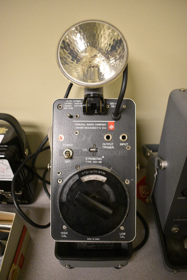 General Radio Strobotac 1531-AB Metal Countertop Tachometer. 5.5x11x15. (Midtown 2: Room 105) - Image 1 of 6