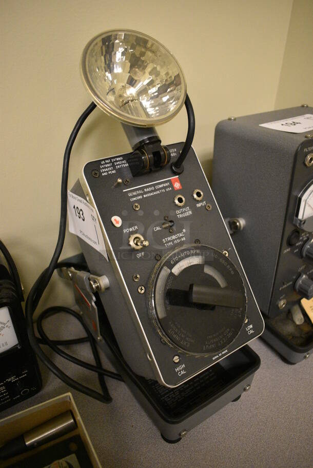 General Radio Strobotac 1531-AB Metal Countertop Tachometer. 5.5x11x15. (Midtown 2: Room 105) - Image 2 of 6