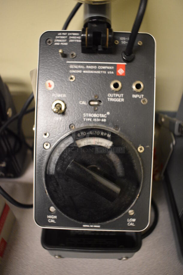 General Radio Strobotac 1531-AB Metal Countertop Tachometer. 5.5x11x15. (Midtown 2: Room 105) - Image 4 of 6