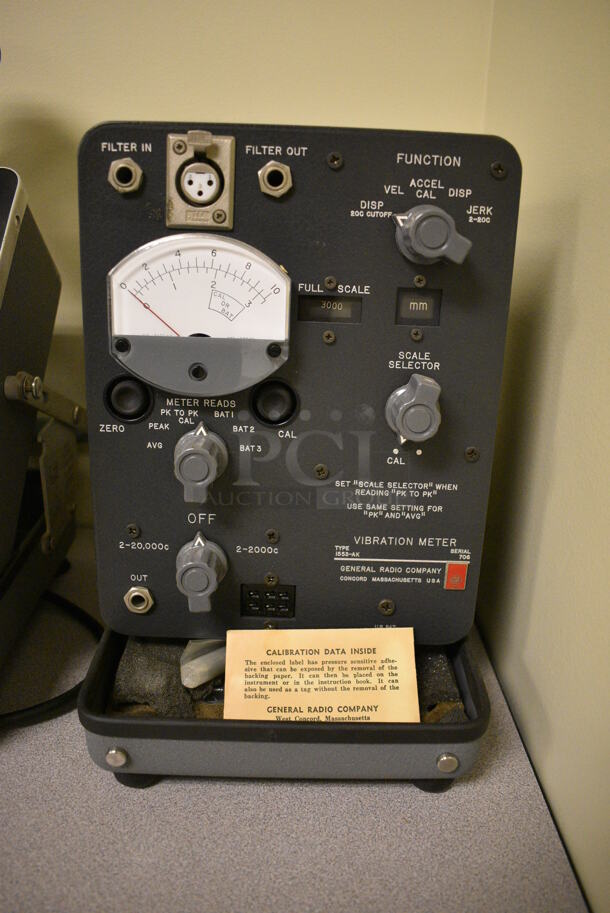 General Radio Metal Countertop Vibration Meter. 7.5x11x11.5. (Midtown 2: Room 105) - Image 4 of 4