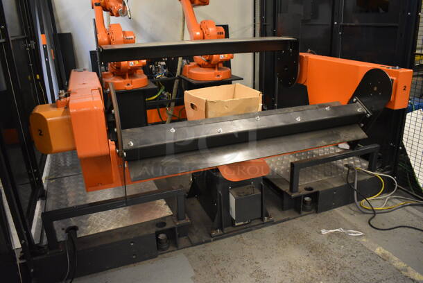 AMAZING! ABB Flex Arc R Metal Commercial Arc Welding Cell w/ 2 ABB IRB 1600 Metal Welding Robots, 2 Miller Axcess 300-DI Welders and Controller. BUYER MUST REMOVE - Winning bidder must schedule a pick up appointment between 5/3/21 - 5/7/21 to pick up this item and work with PCI to complete the necessary COVID approval process. 110x135x100 (Midtown 1: Room 122) - Image 3 of 12