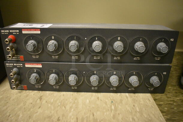 2 General Radio 1434-G Decade Resistor. 17.5x5x3.5. 2 Times Your Bid! (Midtown 2: Room 105) 