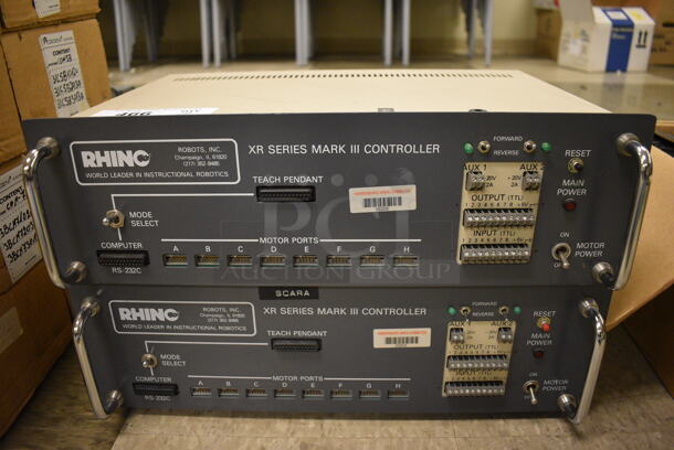 2 Rhino XR Series Mark III Controller. 17.5x13x5. 2 Times Your Bid! (Midtown 2: Room 105)
