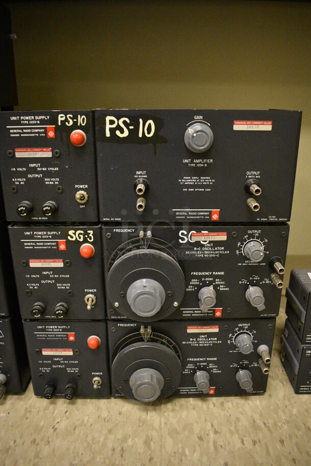 3 General Radio 1203-B Unit Power Supply. 14.5x6x6. 3 Times Your Bid! (Midtown 2: Room 105)