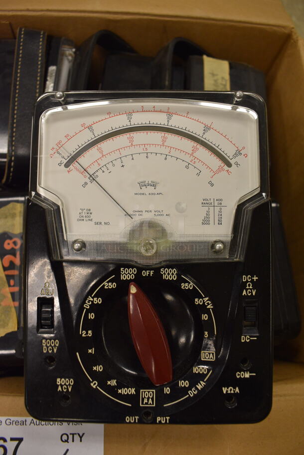 6 Ohmmeter; Triplett and Simpson. 5.5x3x7.5, 5x3x7. 6 Times Your Bid! (Midtown 2: Room 105) - Image 3 of 7