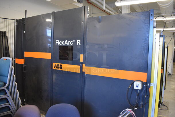 AMAZING! ABB Flex Arc R Metal Commercial Arc Welding Cell w/ 2 ABB IRB 1600 Metal Welding Robots, 2 Miller Axcess 300-DI Welders and Controller. BUYER MUST REMOVE - Winning bidder must schedule a pick up appointment between 5/3/21 - 5/7/21 to pick up this item and work with PCI to complete the necessary COVID approval process. 110x135x100 (Midtown 1: Room 122) - Image 8 of 12