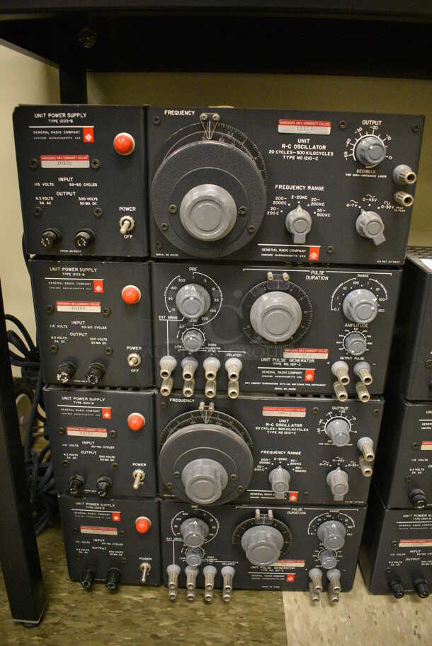 4 General Radio 1203-B Unit Power Supply. 14.5x6x6. 4 Times Your Bid! (Midtown 2: Room 105)