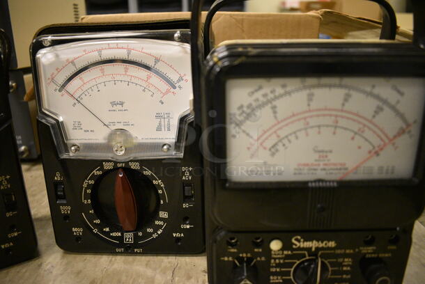 6 Ohmmeter; Triplett and Simpson. 5.5x3x7.5, 5x3x7. 6 Times Your Bid! (Midtown 2: Room 105) - Image 7 of 7