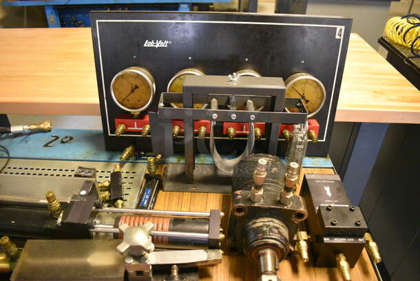 Lab-Volt Model AT-6023/AT-6005 Metal Commercial Portable Training Lab Station on Commercial Casters. 76x30x47. (Midtown 2: Room 130) - Image 2 of 8