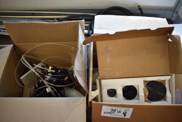 ALL ONE MONEY! Lot of 2 Boxes of Various Parts and Wires! (Midtown 1: Room 122) - Image 1 of 6