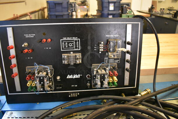 Lab-Volt Model AT-6023/AT-6005 Metal Commercial Portable Training Lab Station on Commercial Casters. 76x30x47. (Midtown 2: Room 130) - Image 3 of 8