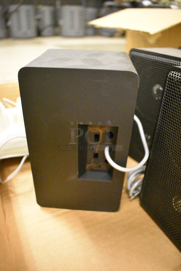 ALL ONE MONEY! Lot of 2 PA Speakers and 7 Black Speakers! 4x3x4.5, 3.5x3.5x5.5. (Midtown 2: Room 105) - Image 5 of 5