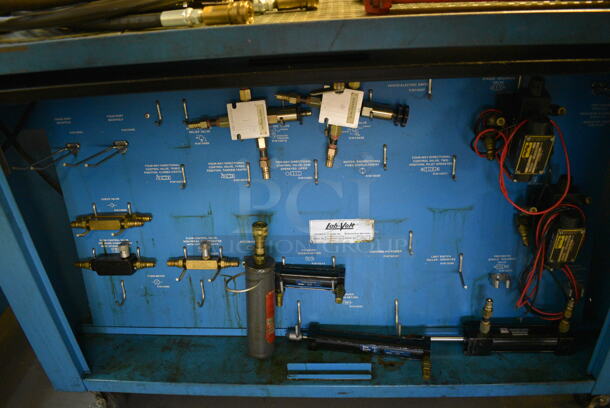 Lab-Volt Model AT-6023/AT-6005 Metal Commercial Portable Training Lab Station on Commercial Casters. 76x30x47. (Midtown 2: Room 130) - Image 6 of 8