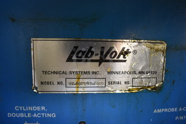 Lab-Volt Model AT-6023/AT-6005 Metal Commercial Portable Training Lab Station on Commercial Casters. 76x30x47. (Midtown 2: Room 130) - Image 7 of 8