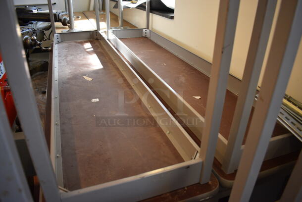 4 Gray Metal Tables. 72x18x29. 4 Times Your Bid!(Midtown 1: Room 122) - Image 3 of 3