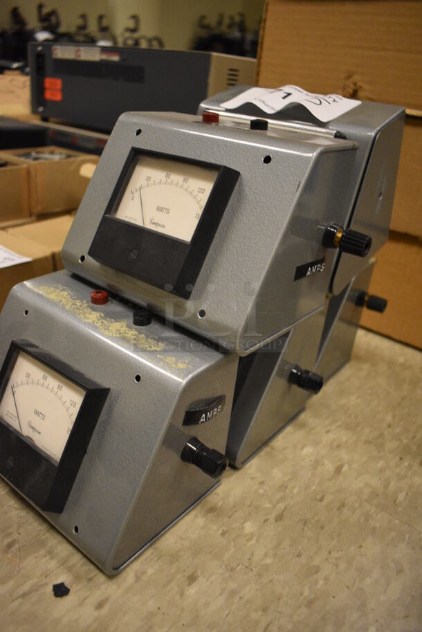 5 Simpson Wattmeter. 6x4x4.5. 5 Times Your Bid! (Midtown 2: Room 105) - Image 3 of 4