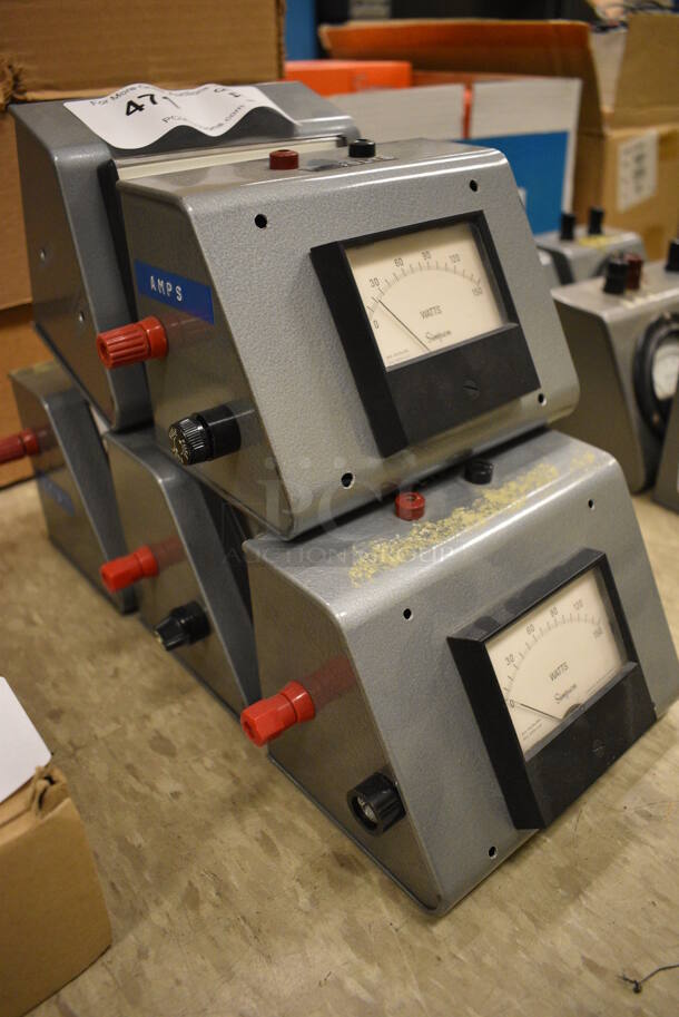 5 Simpson Wattmeter. 6x4x4.5. 5 Times Your Bid! (Midtown 2: Room 105) - Image 4 of 4