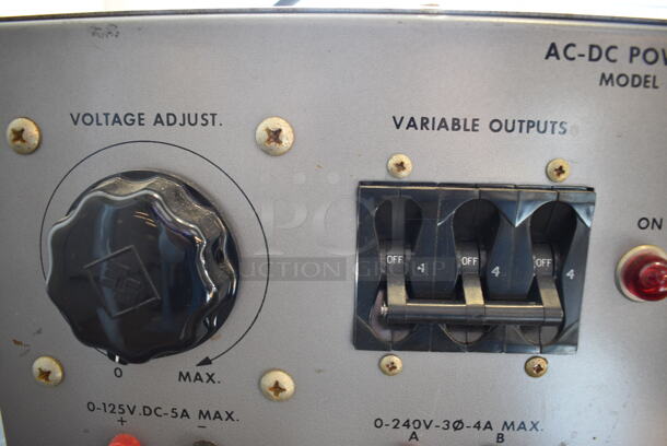 Hampden Model BPS-103 Metal Countertop AC-DC Power Supply. 23x14x8.5 (Midtown 1: Room 122) - Image 2 of 6