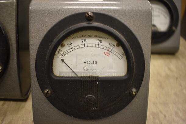 6 Various Units Including Galvanometer, Volts, Amperes and Milliamperes. 4x4x5, 6x4x4.5. 6 Times Your Bid! (Midtown 2: Room 105) - Image 4 of 6