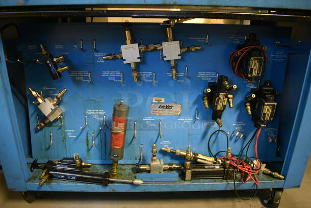 Lab-Volt Model AT-6023/AT-6005 Metal Commercial Portable Training Lab Station on Commercial Casters. 72x28x47. (Midtown 2: Room 130) - Image 4 of 9