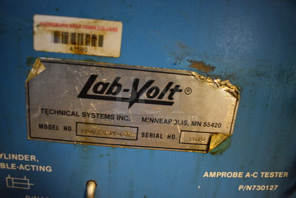 Lab-Volt Model AT-6023/AT-6005 Metal Commercial Portable Training Lab Station on Commercial Casters. 72x28x47. (Midtown 2: Room 130) - Image 5 of 9