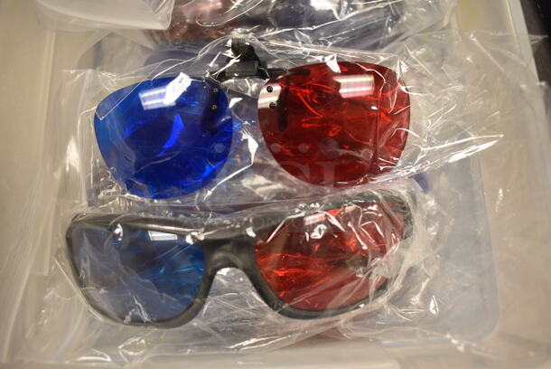 ALL ONE MONEY! Lot of 8 3D Glasses! (Midtown 2: Room 105) - Image 2 of 3