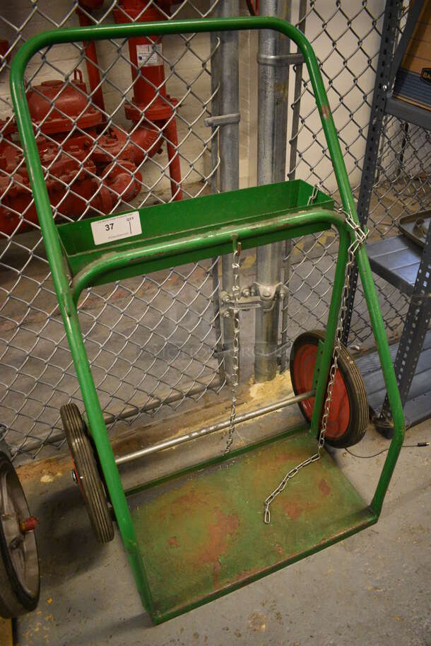 Green Metal Furniture Dolly. 30x20x44. (Midtown 1: Room 122) - Image 2 of 5