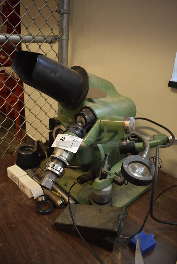 Optima Model B1760 Metal Commercial Countertop Tool Sharpener Drill Grinder. 110 Volts, 1 Phase. 20x24x20. (Midtown 1: Room 122) - Image 3 of 10