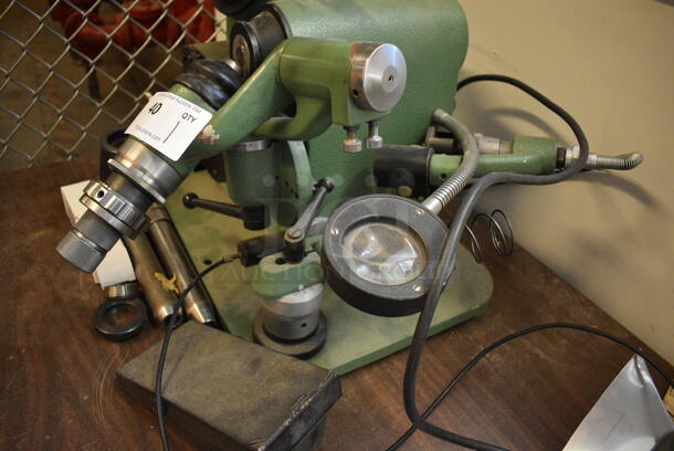 Optima Model B1760 Metal Commercial Countertop Tool Sharpener Drill Grinder. 110 Volts, 1 Phase. 20x24x20. (Midtown 1: Room 122) - Image 4 of 10