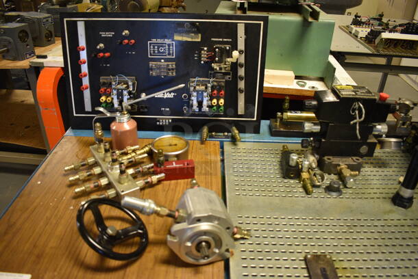 Lab-Volt Model AT-6023/AT-6005 Metal Commercial Portable Training Lab Station on Commercial Casters. 72x30x47. (Midtown 2: Room 130) - Image 2 of 6