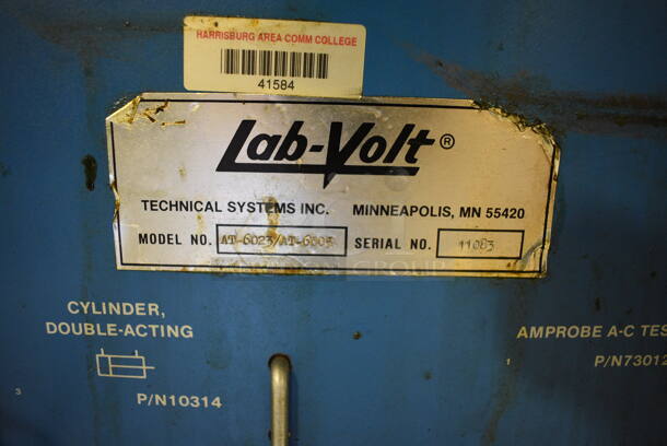 Lab-Volt Model AT-6023/AT-6005 Metal Commercial Portable Training Lab Station on Commercial Casters. 72x30x47. (Midtown 2: Room 130) - Image 5 of 6