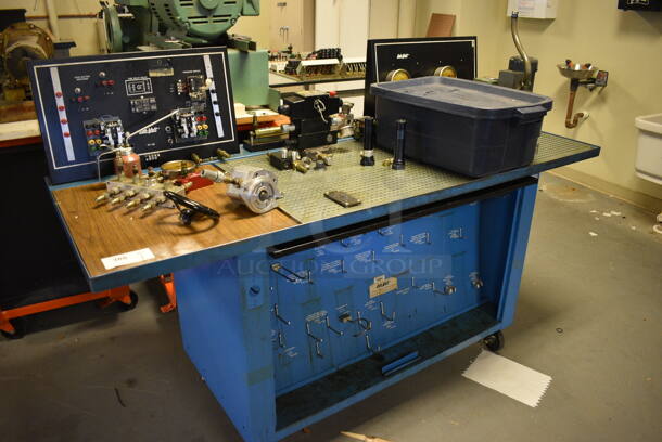 Lab-Volt Model AT-6023/AT-6005 Metal Commercial Portable Training Lab Station on Commercial Casters. 72x30x47. (Midtown 2: Room 130) - Image 6 of 6